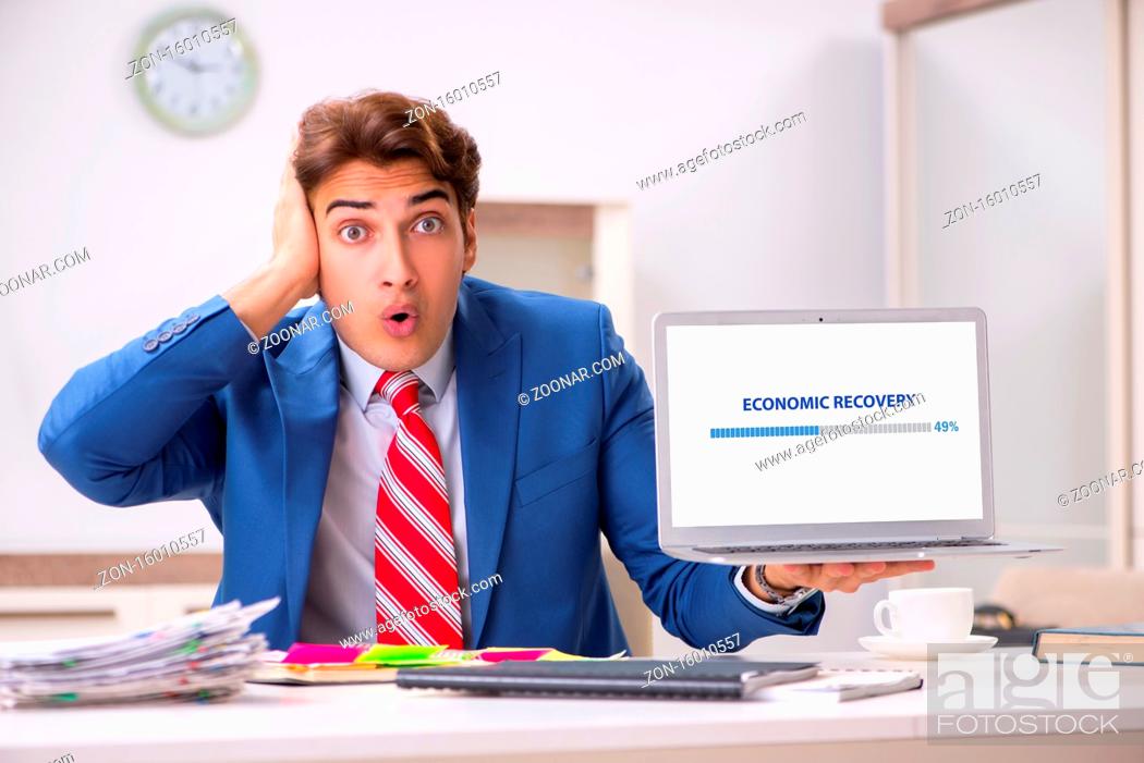 Stock Photo: Economic recovery concept after the economic crisis.