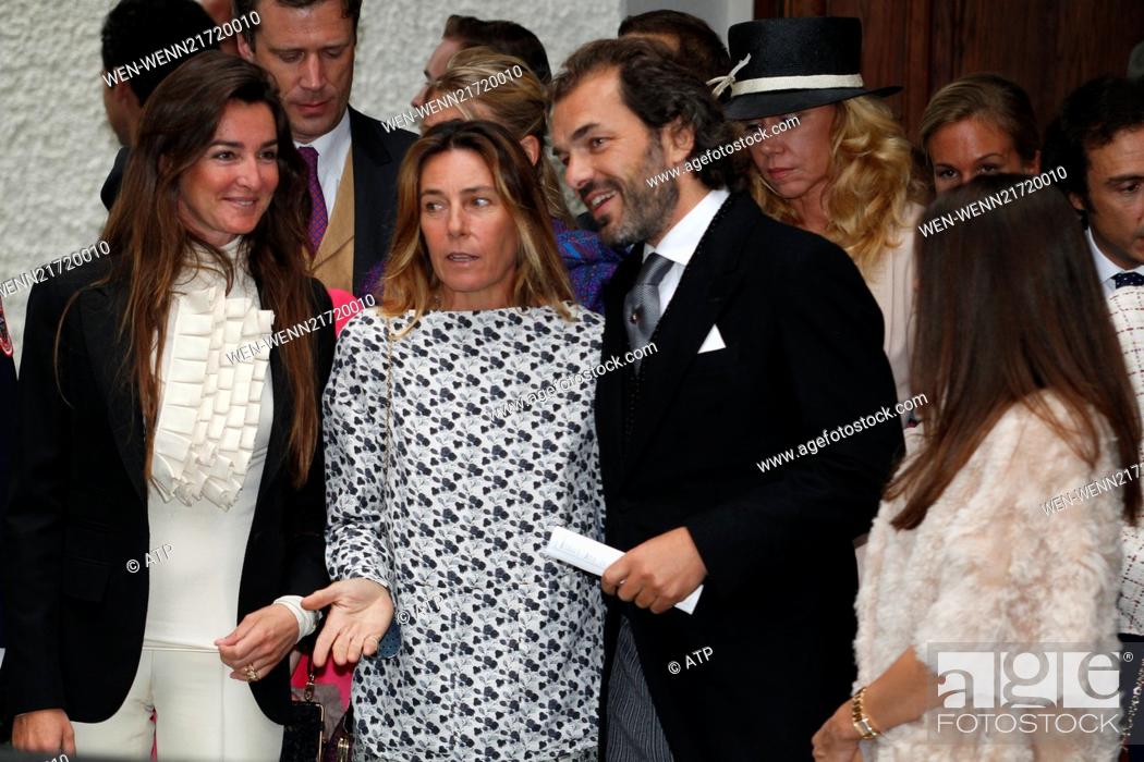 Stock Photo: The wedding of Princess Maria Theresia of Thurn and Taxis and Hugo Wilson at St. Joseph's Church in Tutzing Featuring: Princess Alessandra Borghese Where:.