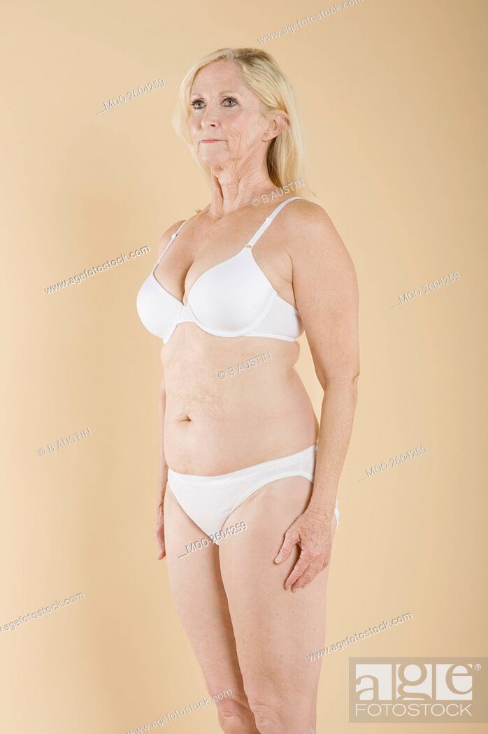 Mature white women in lingerie Middle Aged Woman In White Lingerie Stock Photo Picture And Royalty Free Image Pic Moo 2604259 Agefotostock