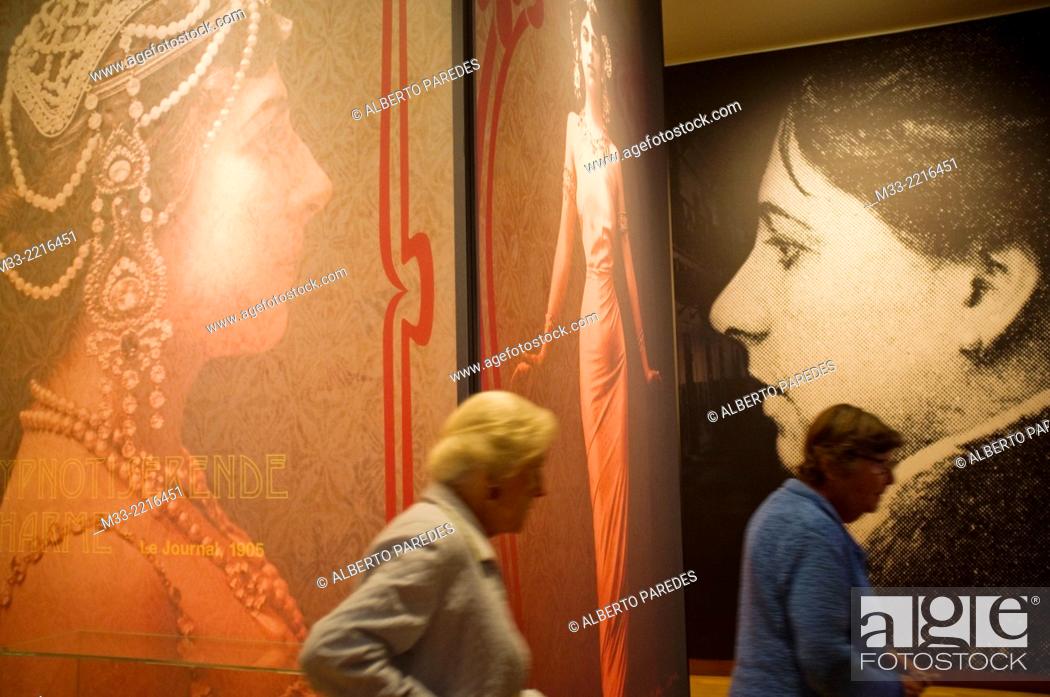 Geld lenende wasmiddel landelijk Mata Hari hall in Fries Museum, Leeuwarden, Friesland province (Fryslan),  Netherlands, Stock Photo, Picture And Rights Managed Image. Pic.  M33-2216451 | agefotostock