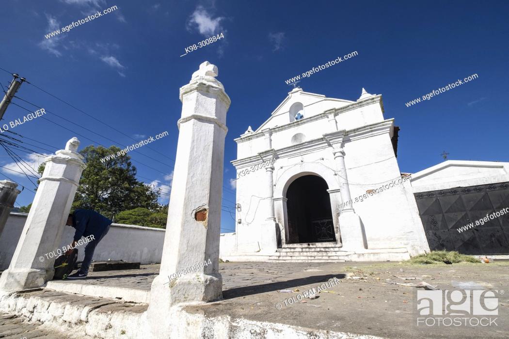Iglesia de la Capilla del Calvario del Señor Sepultado, Santo Tomás  Chichicastenango, Foto de Stock, Imagen Derechos Protegidos Pic.  K98-3008844 | agefotostock