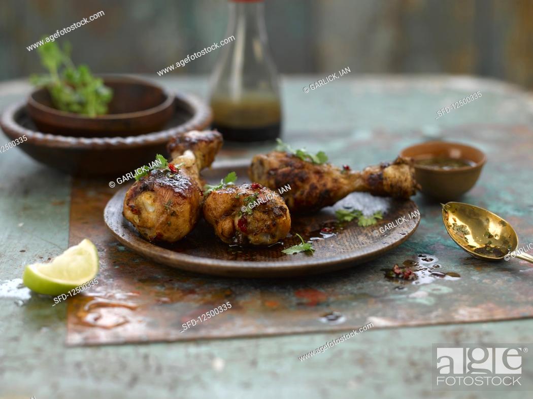 Stock Photo: Thai chicken hot and sour, salty and sweet.