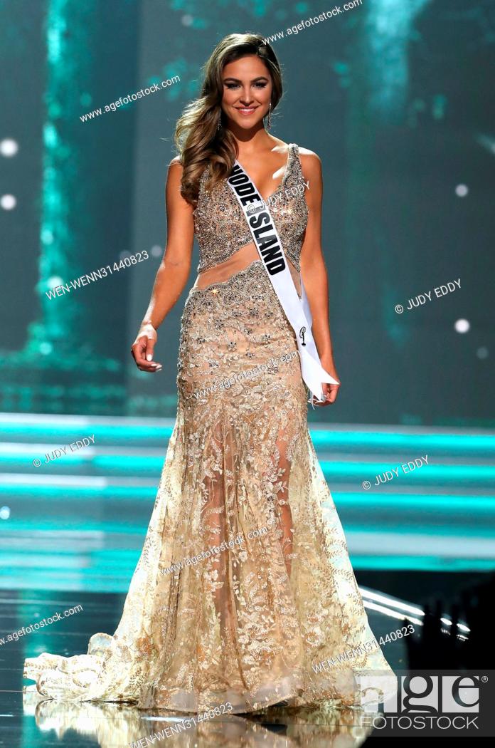 Stock Photo: The 2017 Miss USA Preliminary Competition at Mandalay Bay Event Center Featuring: Miss Rhode Island Kelsey Swanson Where: Las Vegas, Nevada.