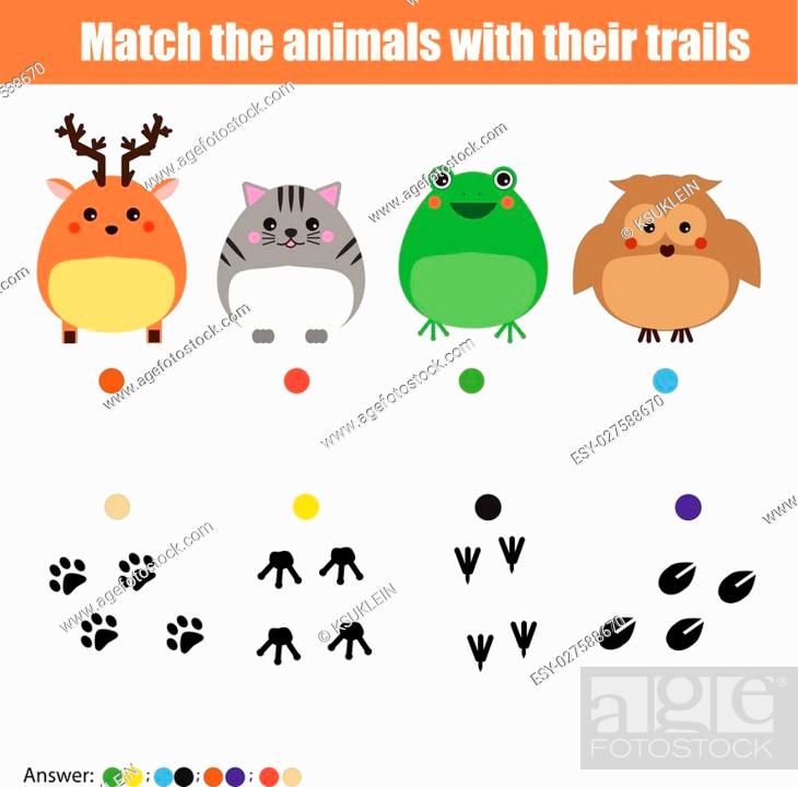 Match the insects with homes children education game. Learning animals  theme kids activity, Stock Vector, Vector And Low Budget Royalty Free  Image. Pic. ESY-027588670 | agefotostock