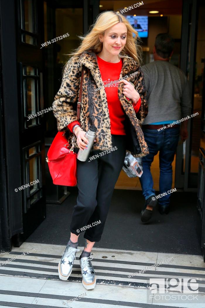 Stock Photo: Fearne Cotton seen leaving BBC Radio Two Studios on Valentine Day in London Featuring: Fearne Cotton Where: London, United Kingdom When: 14 Feb 2018 Credit:.