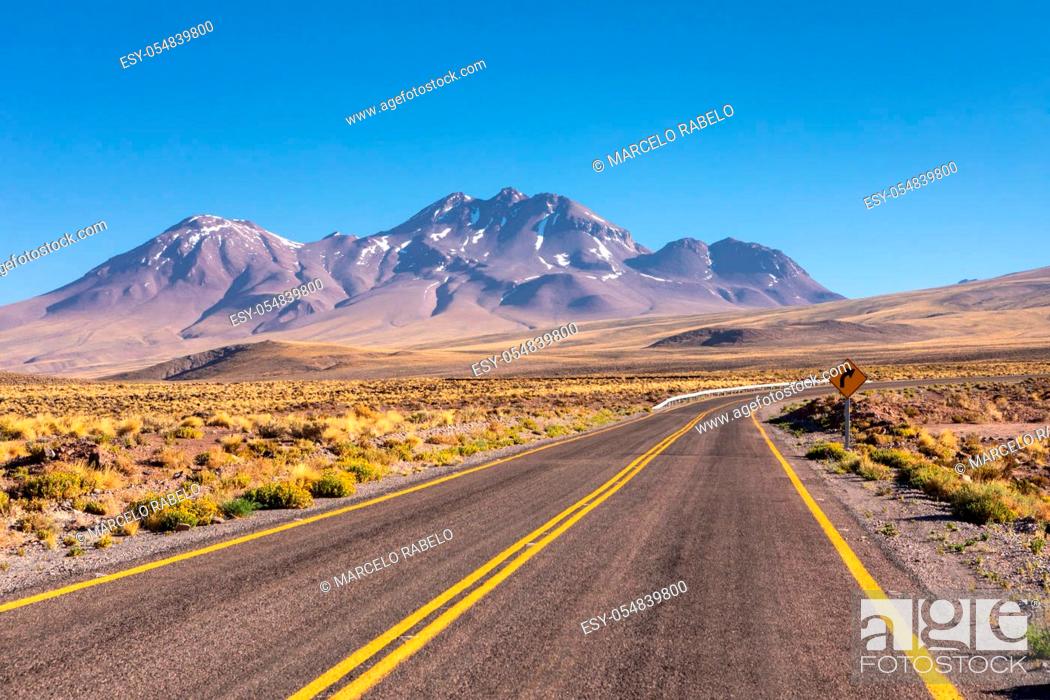 Stock Photo: Atacama desert, Chile, Andes, South America. Beautiful view and landscape.