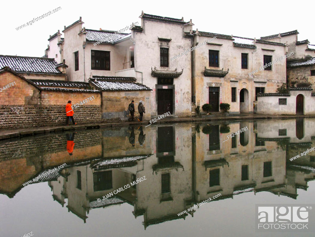 Stock Photo: Hongcun village. Yixian. Anhui. China.