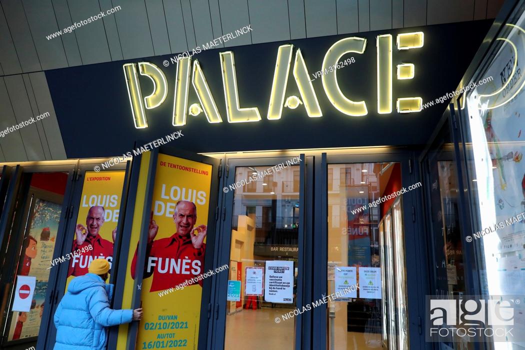 Stock Photo: Illustration shows the Palace Cinema, who decided to stay open as some others, to protest against the closing decided by last Codeco meeting.