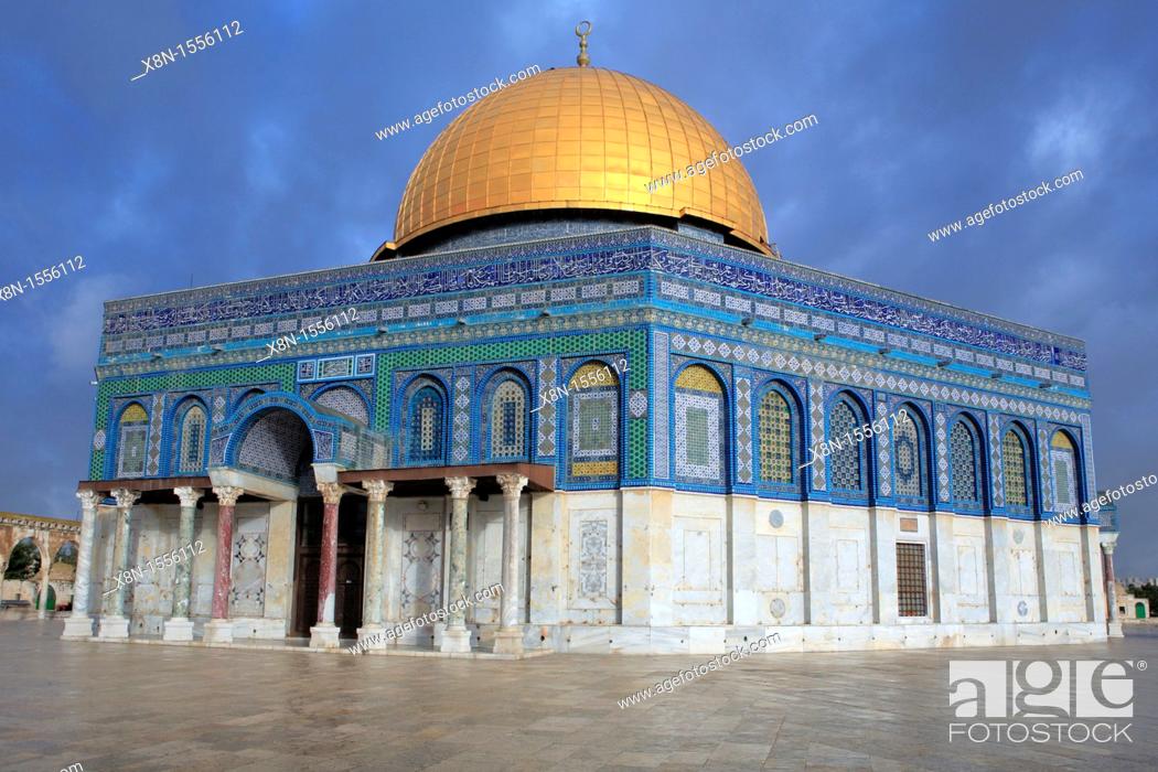 Stock Photo: Dome of the Rock 685-691, Jerusalem, Israel.