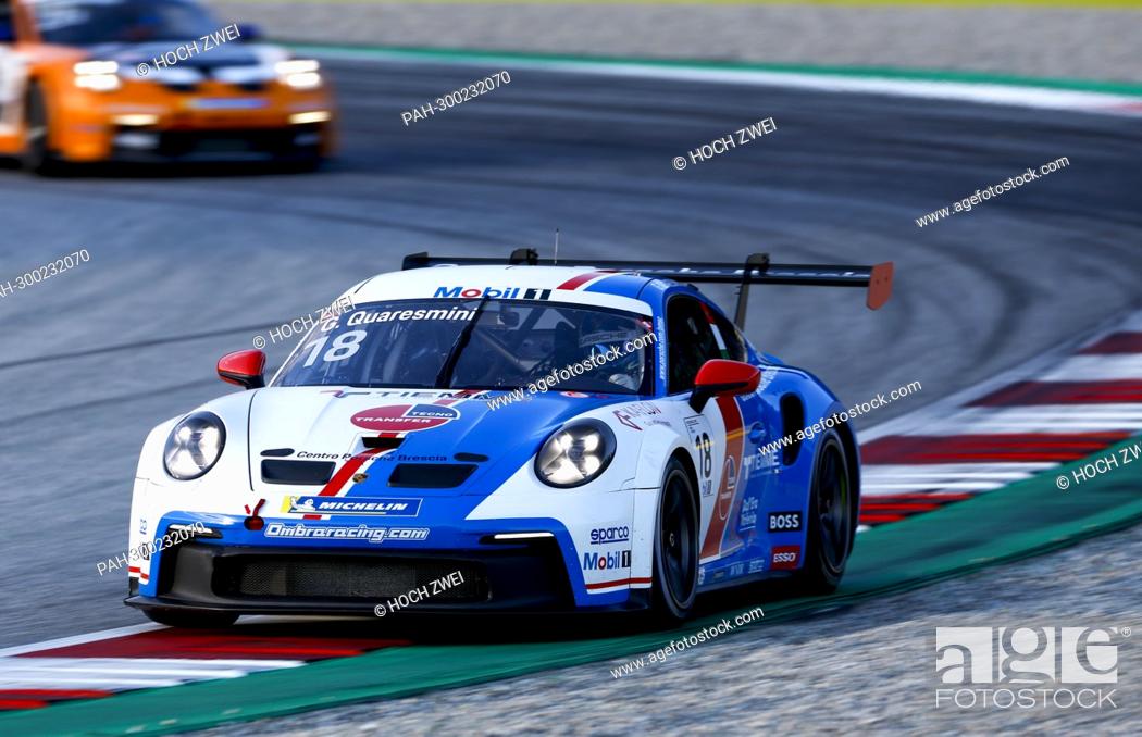 Stock Photo: #18 Gianmarco Quaresmini (I, Ombra SRL), Porsche Mobil 1 Supercup at Red Bull Ring on July 8, 2022 in Spielberg, Austria. (Photo by HIGH TWO).