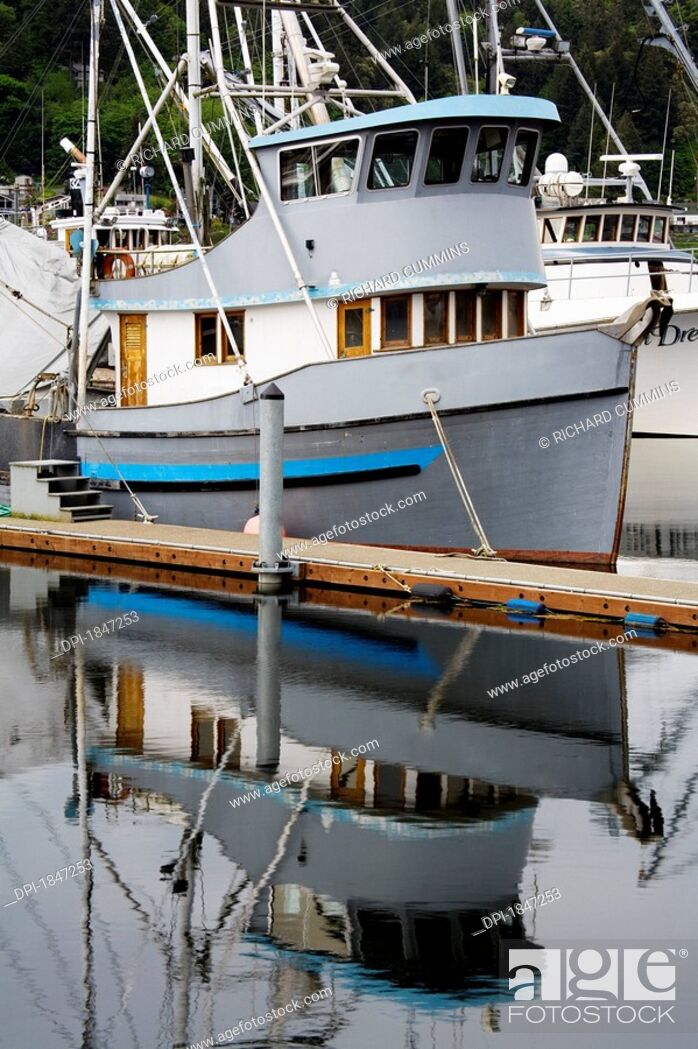 Stock Photo: Tacoma, Washington State, USA, Fishing Boats at Gig Harbor.