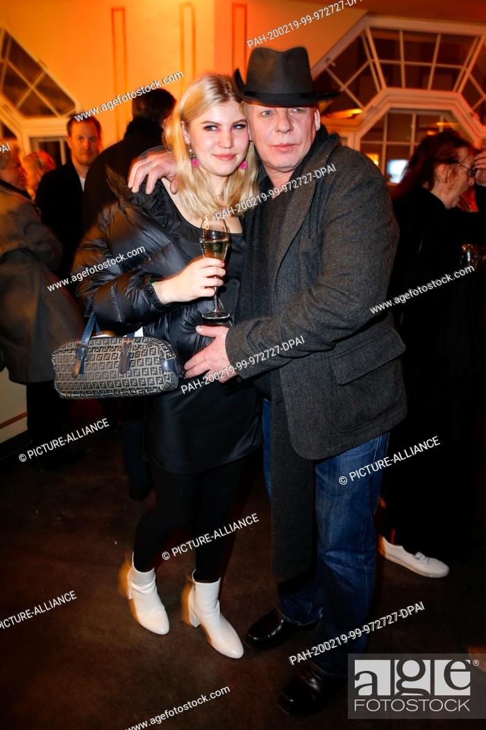 18 February 2020, Berlin: Lilith Maria Dörthe Becker and father Ben Becker  come to the premiere of..., Stock Photo, Picture And Rights Managed Image.  Pic. PAH-200219-99-972727-DPAI | agefotostock