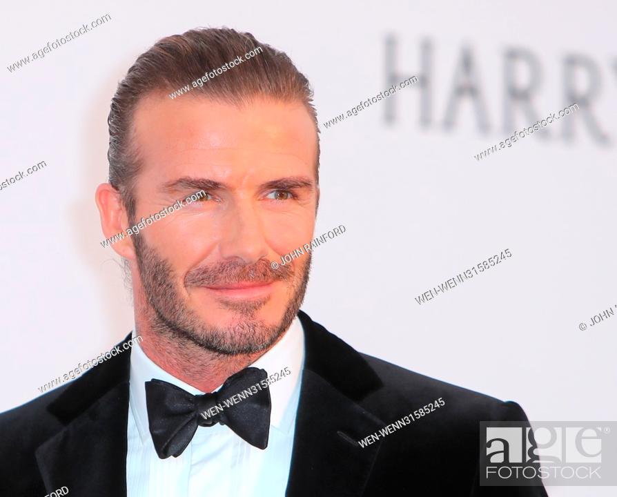 Stock Photo: Arrivals for the 24th annual amfAR fundraiser during the Cannes Film Festival at the Hotel Eden Roc in Cap D'Antibes Featuring: David Beckham Where: Cap D.