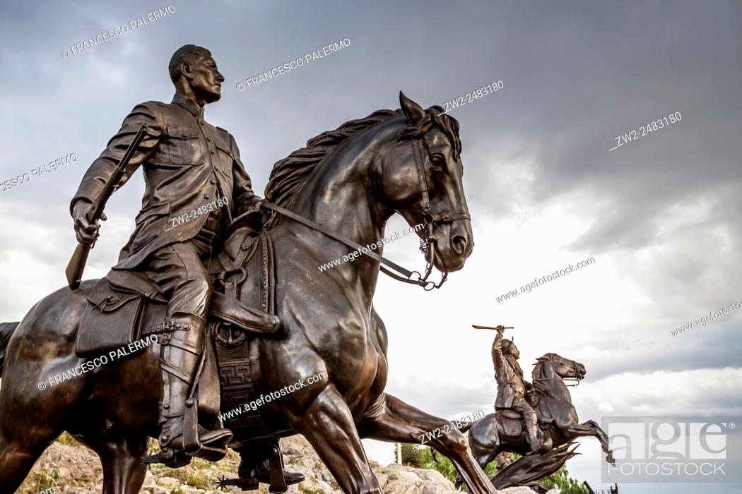 Equestrian statue of General Panfilo Natera represent the taking of  Zacatecas, Stock Photo, Picture And Rights Managed Image. Pic. ZW2-2483180  | agefotostock