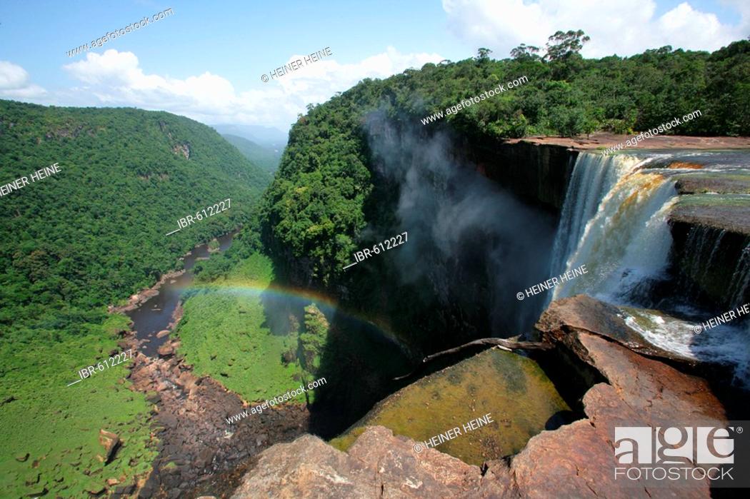 Stock Photo: Kaieteur Waterfalls, Potaro National Park, Guyana, South America.