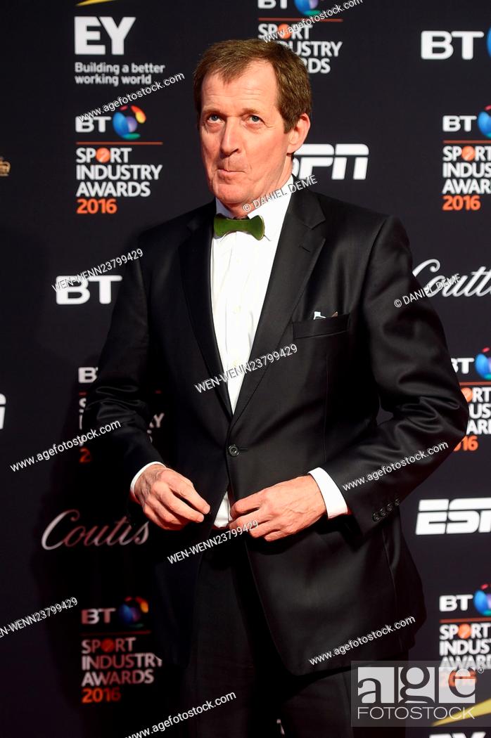 Stock Photo: BT Sports Industry Awards held at the Battersea Evolution - Arrivals. Featuring: Alastair Campbell Where: London, United Kingdom When: 28 Apr 2016 Credit:.