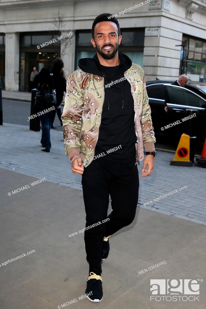 Stock Photo: Craig David seen arriving at Radio 1 before his performance on The Live Lounge Featuring: Craig David Where: London, United Kingdom When: 30 Jan 2018 Credit:.