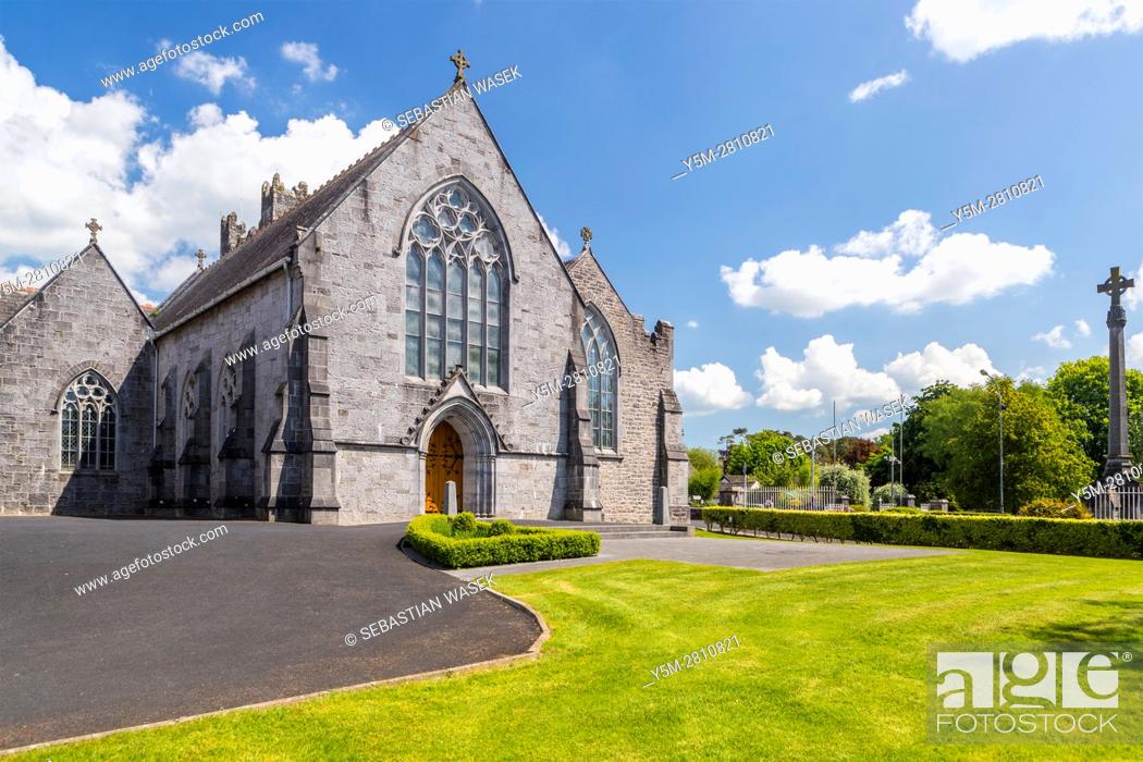 Stock Photo: Trinitarian Monastery at Adare, County Limerick, Ireland, Europe.