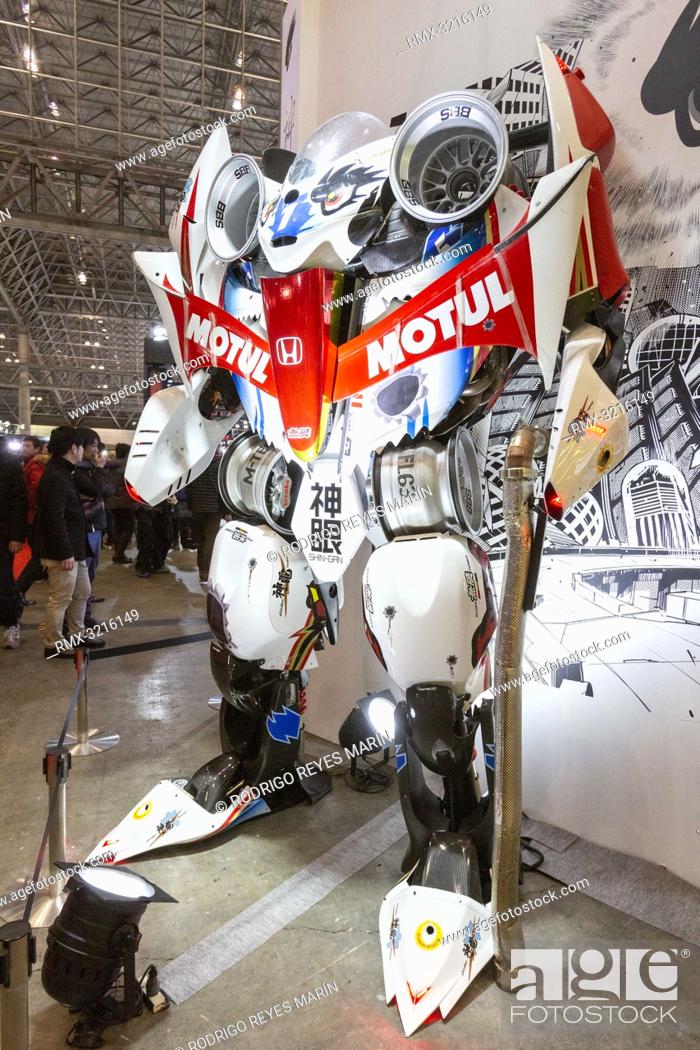 11, 2019, Chiba, Japan A car-robot on display at Tokyo Auto Salon 2019 at Makuhari Messe..., Photo, Picture And Rights Managed Image. Pic. RMX-3216149 |