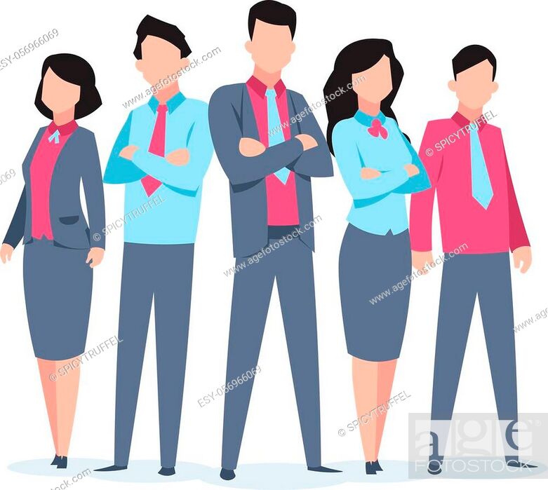 Business characters team work. Office people corporate employee cartoon  teamwork communication, Stock Vector, Vector And Low Budget Royalty Free  Image. Pic. ESY-056966069 | agefotostock