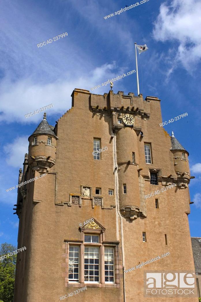 Stock Photo: Castle Crathes, Banchory, Aberdeenshire, Scotland / National Trust for Scotland.
