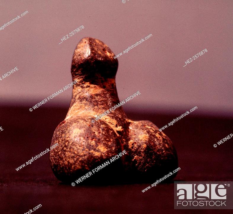 Stock Photo: A sculpture of the male sex organ. Magical power was thought to reside in the male and female sex organs and to represent them in images was to invoke their.