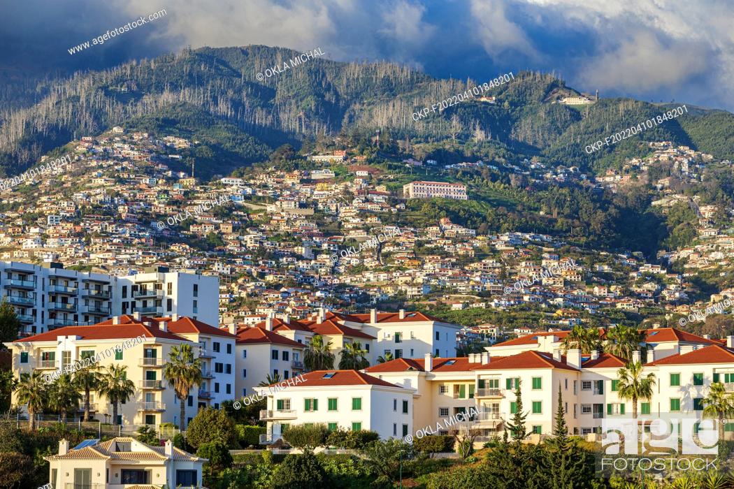 Stock Photo: Capital city of Madeira island Funchal of Madeira island in the Atlantic ocean, Portugal, February 22, 2022. (CTK Photo / Michal Okla).