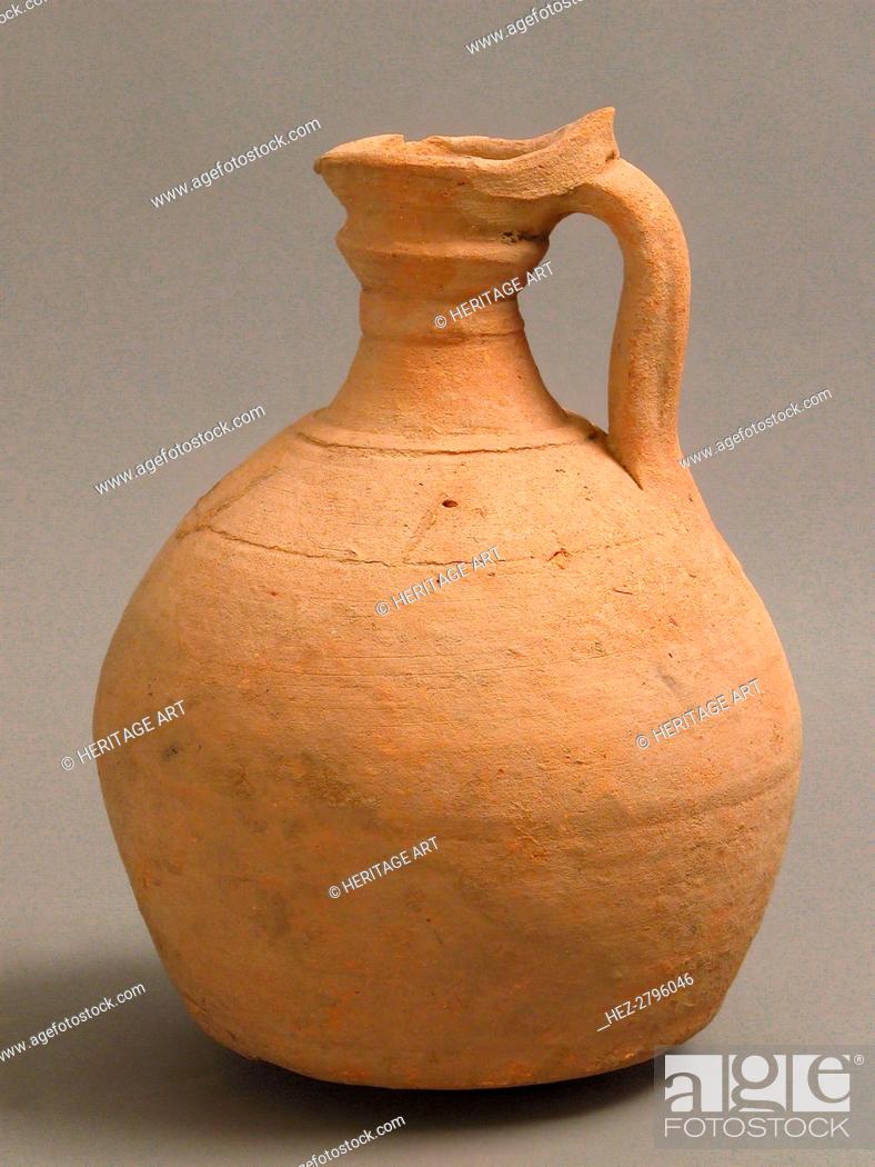 Photo de stock: Jug, Coptic, 4th-7th century. Creator: Unknown.