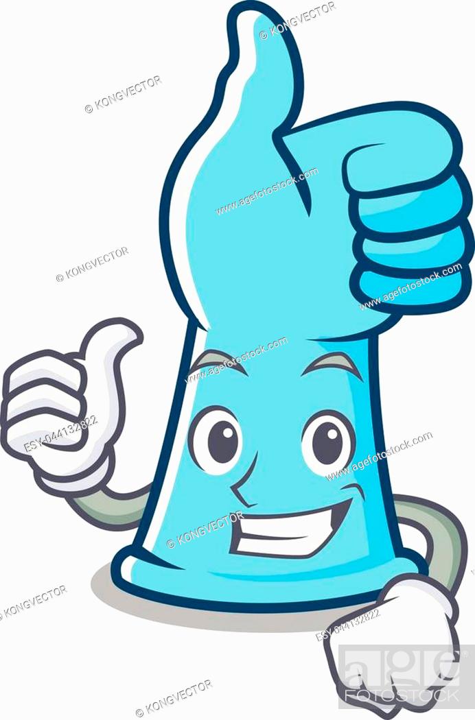 Thumbs up rubber gloves character cartoon vector illustration, Stock  Vector, Vector And Low Budget Royalty Free Image. Pic. ESY-044132822 |  agefotostock