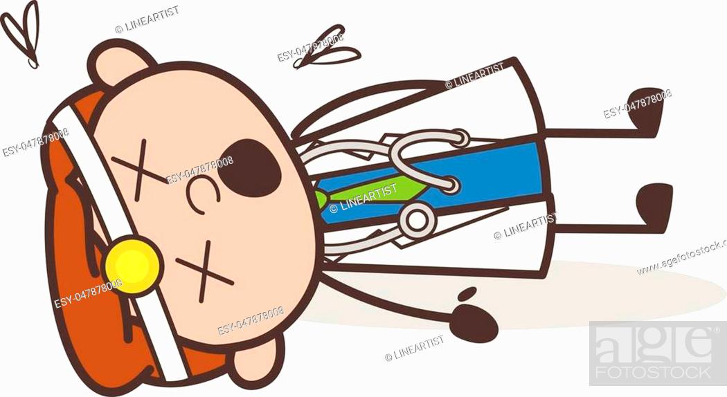 Cartoon Doctor Dead Body Vector, Stock Vector, Vector And Low Budget  Royalty Free Image. Pic. ESY-047878008 | agefotostock