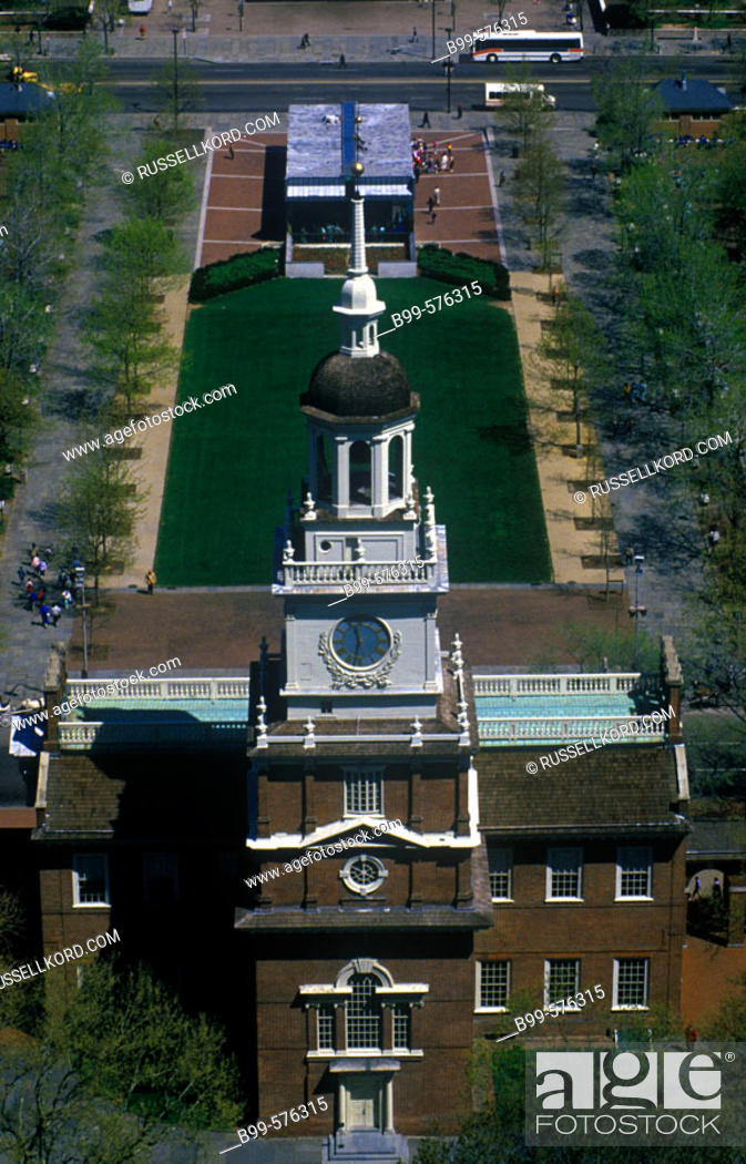 Stock Photo: Independence Hall, Independence Mall, Philadelphia, Pennsylvania, Usa.