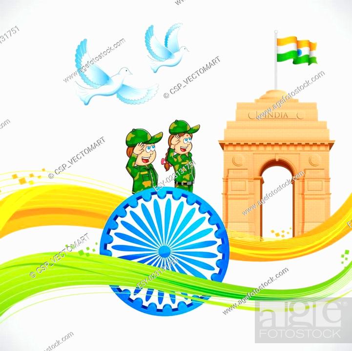 India Gate on Indian Flag, Stock Photo, Picture And Low Budget Royalty Free  Image. Pic. ESY-023131751 | agefotostock