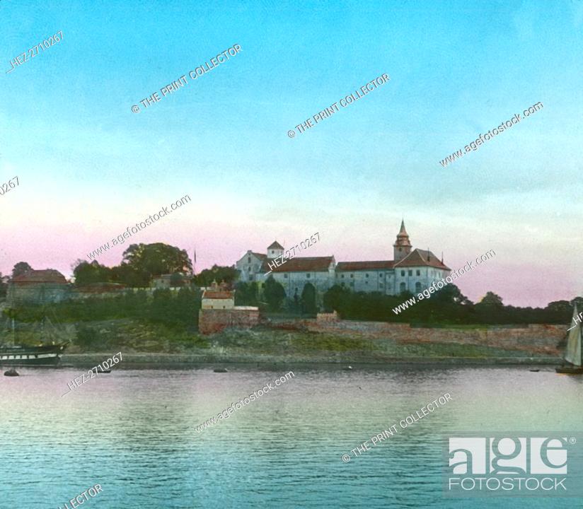 Stock Photo: Akershus fortress, Christiania, (Oslo), Norway, late 19th-early 20th century. Creator: Unknown.
