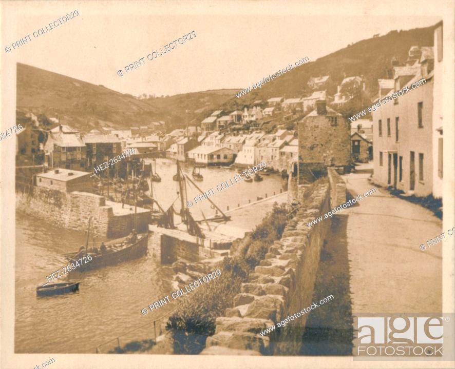 Stock Photo: 'The Harbour Entrance - Polperro', 1927. Artist: Unknown.