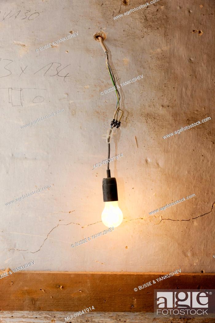 Stock Photo: construction lamp.