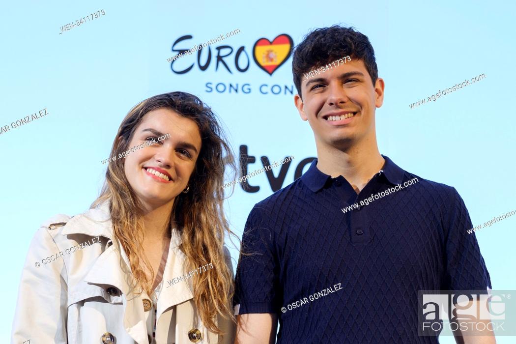 Spanish singers who will represent 2018 Eurovision Song Contest, Foto de Stock, Imagen Protegidos WEN-34117373 | agefotostock