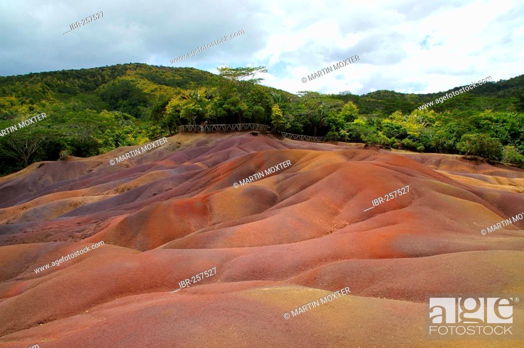Stock Photo: Terres des sept couleurs, Chamarel, Mauritius, Africa.