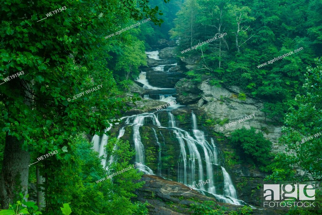 Imagen: Cullasaja Falls in the Nantahala National Forest in North Carolina.