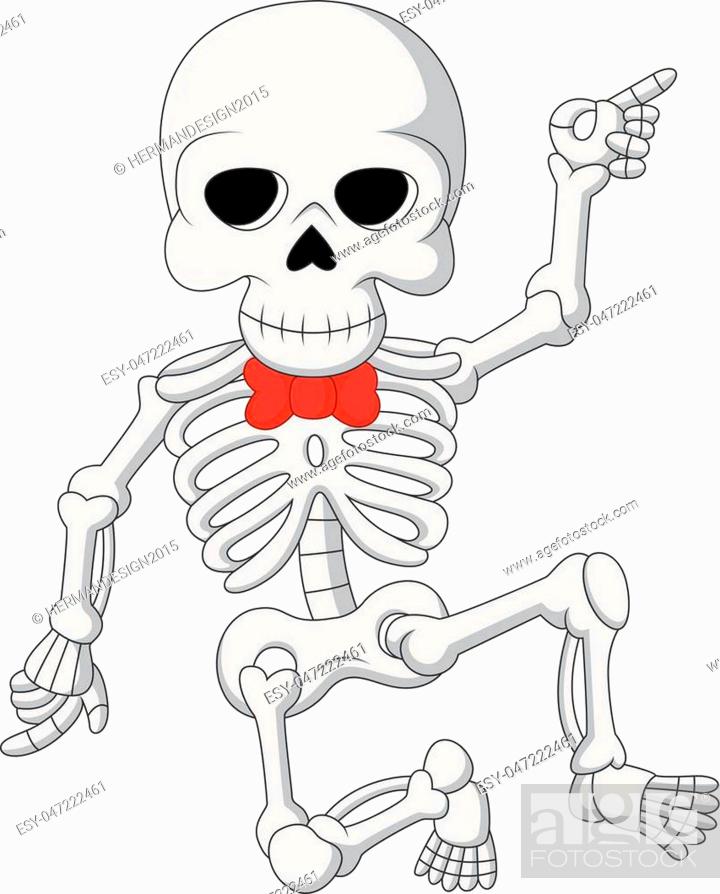 illustration of Cartoon funny skeleton dancing, Stock Vector, Vector And  Low Budget Royalty Free Image. Pic. ESY-047222461 | agefotostock