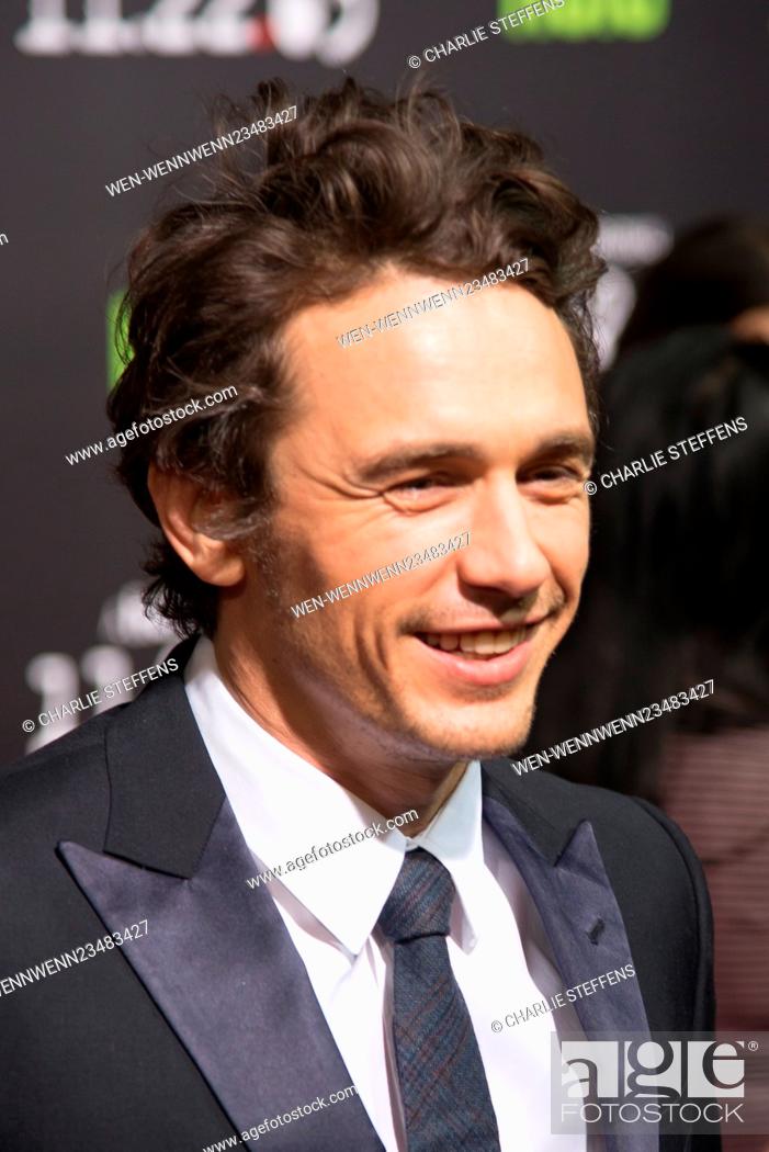 Stock Photo: Hulu Original '11.22.63' premiere at the Regency Bruin Theatre - Red Carpet Arrivals Featuring: James Franco Where: Los Angeles, California.