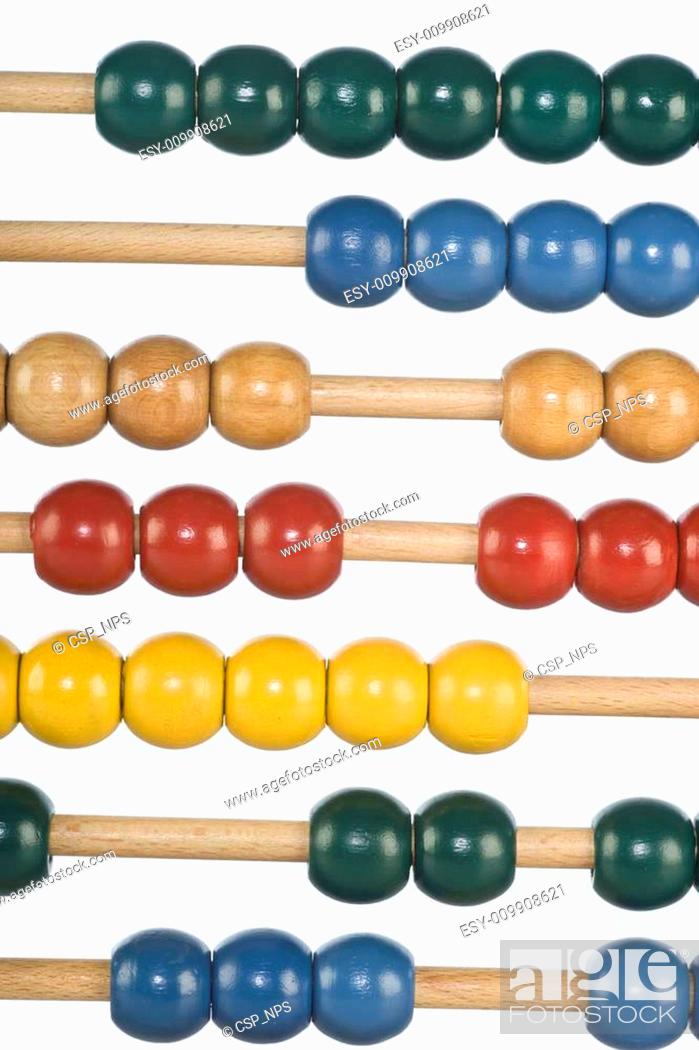 Stock Photo: childrens abacus.