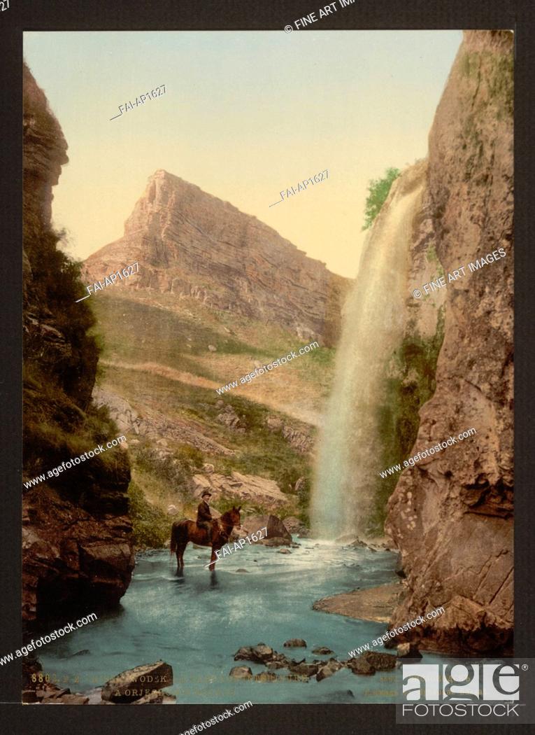 Stock Photo: Kislovodsk. Anonymous . Photochrom. ca 1895. Private Collection. Landscape.