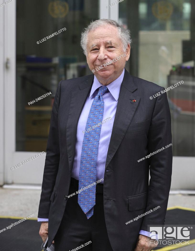 Stock Photo: United Nations, New York, USA, July 13, 2021 - Jean Todt President of the Federation Internationale de lAutomobile (FIA) and Secretary General Special Envoy for.