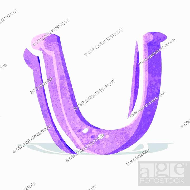 cartoon letter U, Stock Vector, Vector And Low Budget Royalty Free Image.  Pic. ESY-018529503 | agefotostock