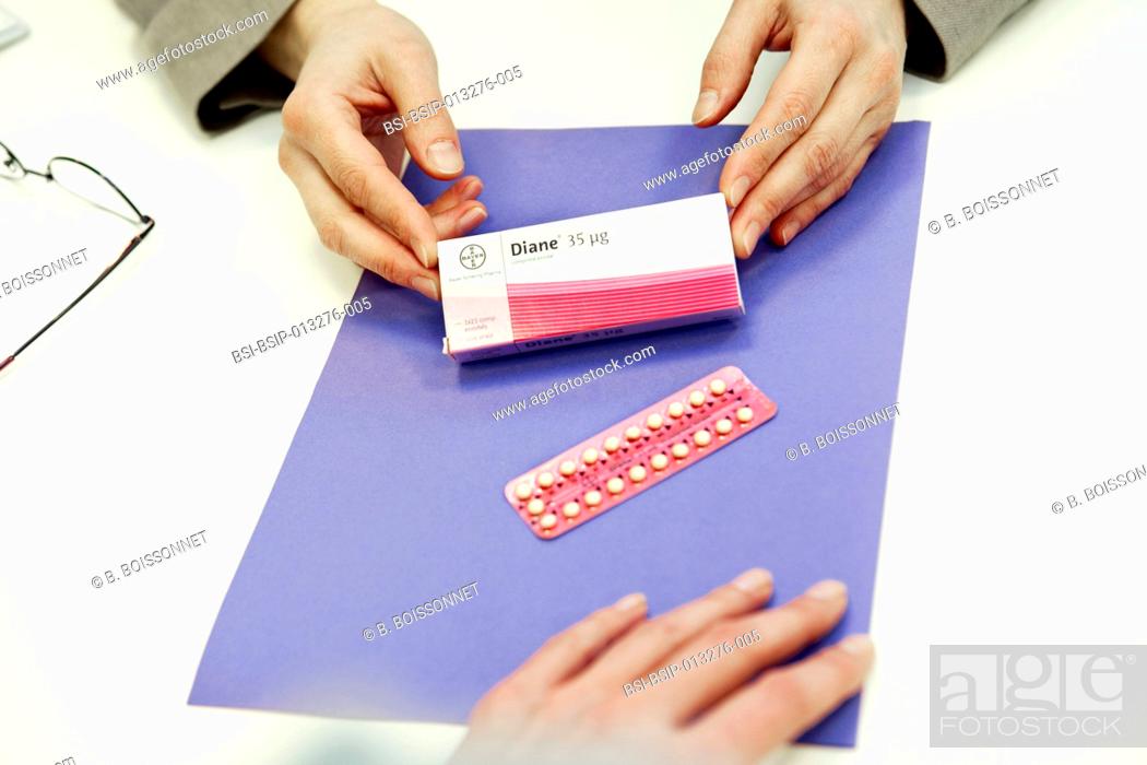 Stock Photo: Diane 35, an acne drug that has been prescribed as a contraceptive pill to many women.