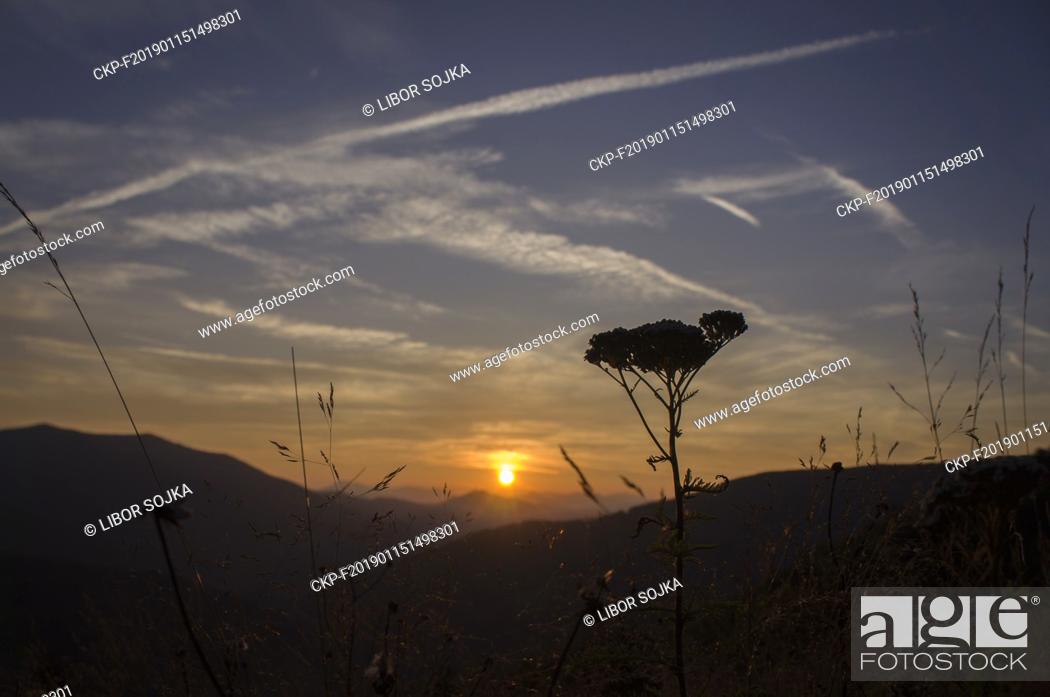 Stock Photo: The Sinjajevina Mountains is a massif in central Montenegro, a part of the Dinaric Alps. Photo of September 1st, 2018. (CTK Photo/Libor Sojka).