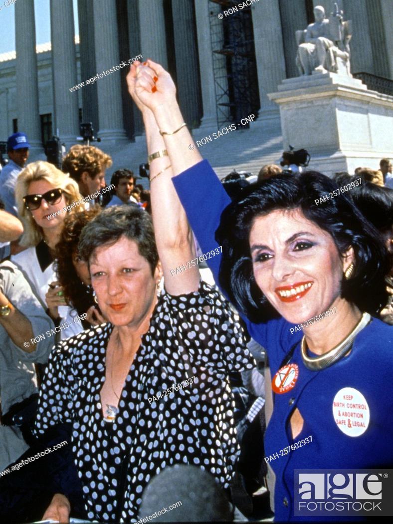 Stock Photo: Norma McCorvey, known by the pseudonym ""Jane Roe, ” the plaintiff in the landmark 1973 United States Supreme Court decision Roe v.