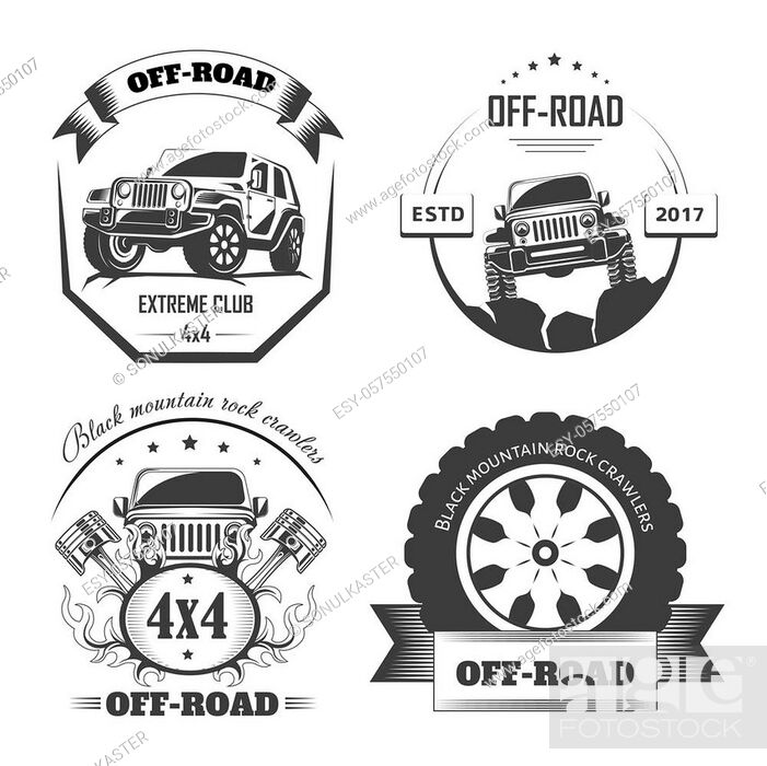 4x4 OFF ROAD Mountain Decal Sticker Logo Emblem Rally 4WD Baja Mud Rock Crawler 