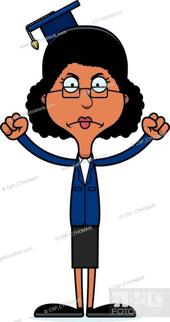 Cartoon Angry Teacher Woman, Stock Vector, Vector And Low Budget Royalty  Free Image. Pic. ESY-024948723 | agefotostock