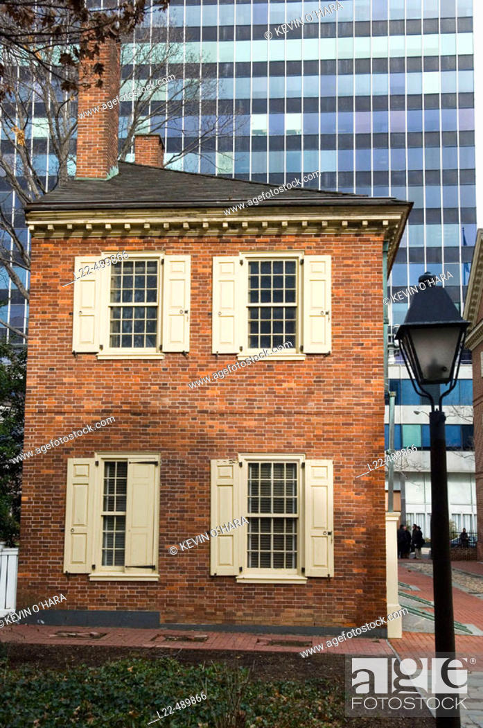 Stock Photo: Carpenters' Hall was just completed when in September 1774 it found itself host to the First Continental Congress which met to oppose British rule.